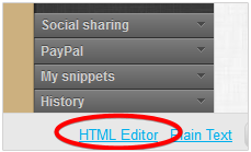 HTML Editor