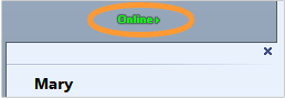 Status menu in the stand-alone Operator Console